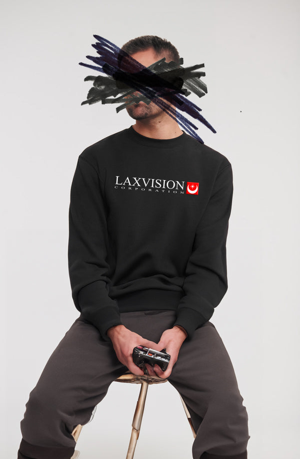 CREW NECK "LAXVISION CORPORATION"