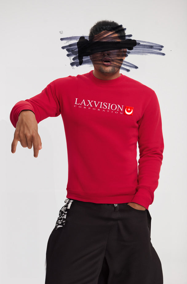 CREW NECK "LAXVISION CORPORATION"