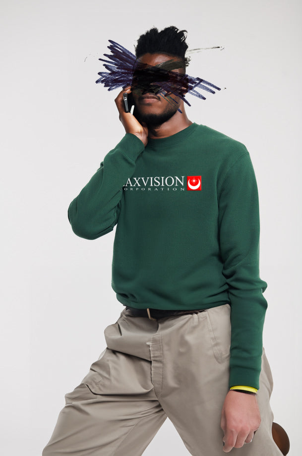 CREW NECK "LAXVISION CORPORATION"